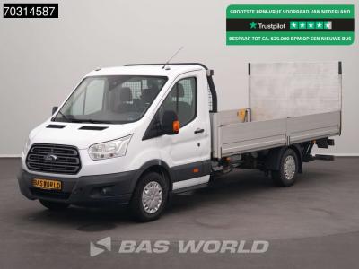 Ford Transit 155PK Kraanwagen HIAB 008T ENGINE PROBLEM Laadklep Open Laadbak Airco Cruise Stoelverwarmin in vendita da BAS World B.V.
