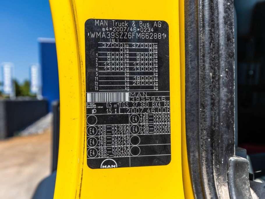 Man TGS 37.360 BB - LIEBHERR 10M3 Foto 25