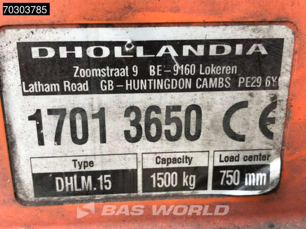 Dhollandia Max. Laadcapaciteit 1.500 kg Foto 9