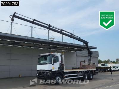 Renault Premium 380 6X4 HIAB X-HIDUO 188 E-5 Crane Steelsuspension Big-Axle Automatic Euro 6 in vendita da BAS World B.V.