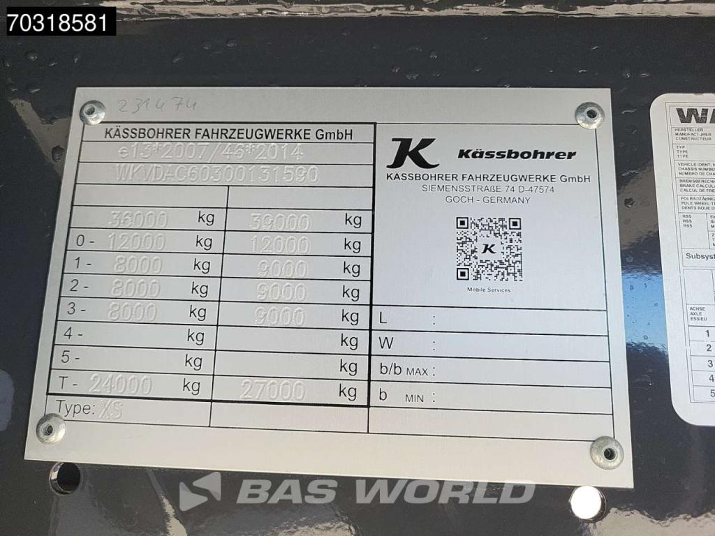 Kässbohrer XS 3 axles Lift Axle ALU Foto 28