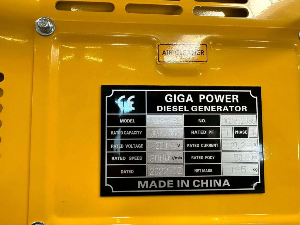 Giga Power PLD8500SE 8 kVA silent generator Foto 9