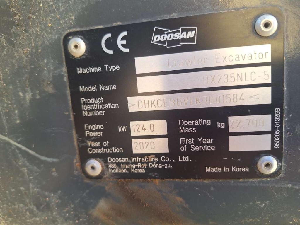 Doosan DX240NLC Foto 7