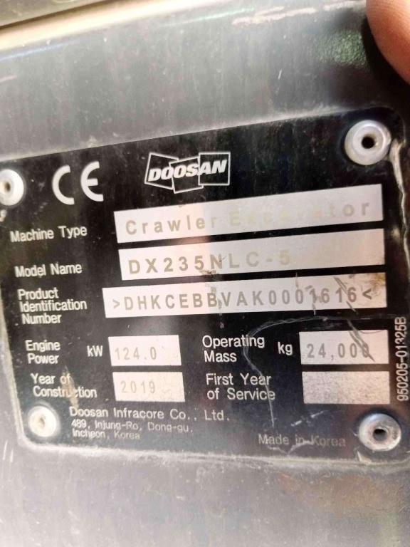 Doosan DX235NLC-5 ES-E42R Foto 6