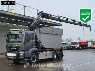 Man TGS 26.500 6X2 Prepared NL-Truck NEW APK HIAB X-HIPRO 302 E-6 Crane Kran Fifth wheel in vendita da BAS World B.V.