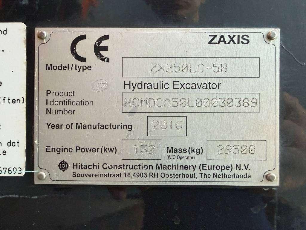 Hitachi ZX250LC-5B Long reach Foto 8
