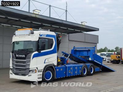 Scania R580 R 6X2 Abschleppwagen Palfinger PK33002 EH Crane Winch Recovery vehicle in vendita da BAS World B.V.