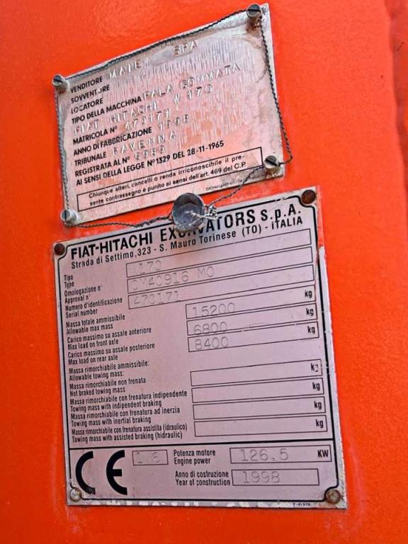 Fiat Hitachi W170 Foto 8