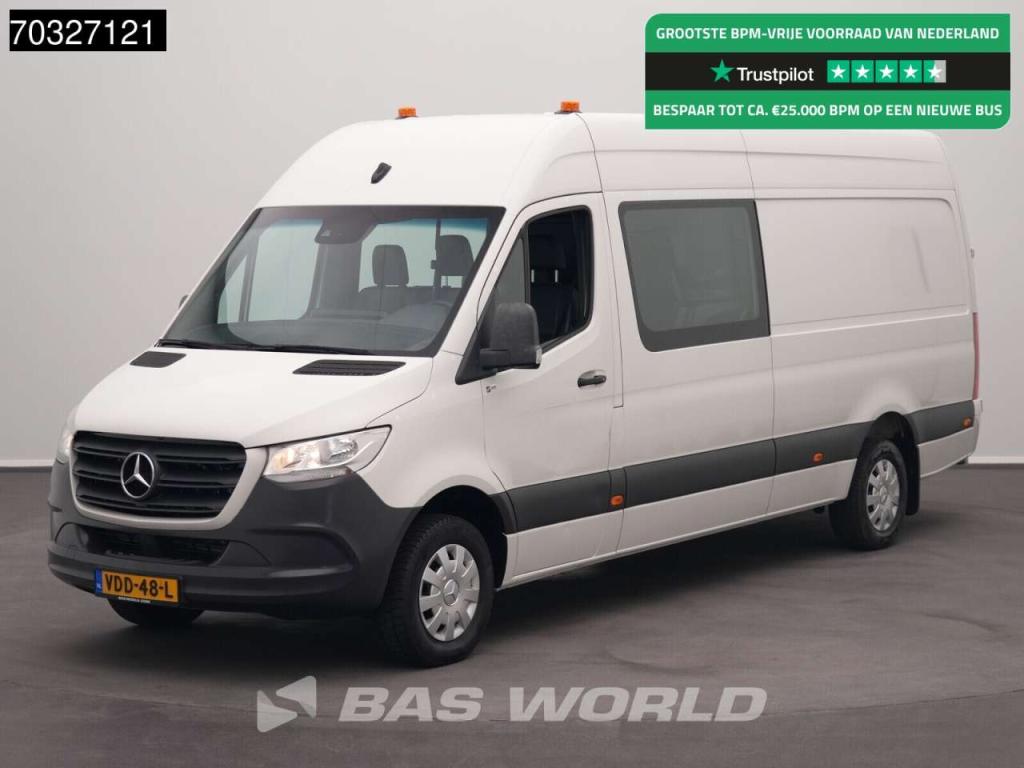 Mercedes-Benz Sprinter 316 CDI Automaat Dubbel Cabine L3H2 Navi Airco Cruise Parkeersensoren Euro6 L3 DC Doka Mix Foto 1