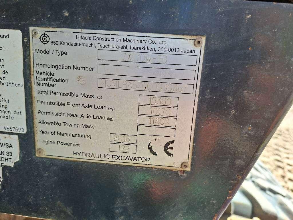 Hitachi ZX 170 W-5 B Foto 12