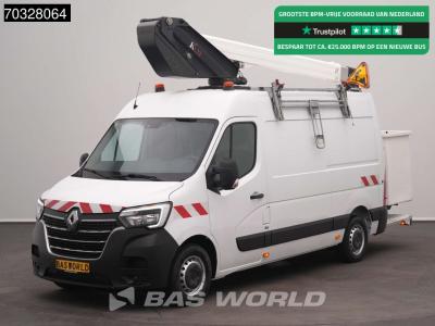 Renault Master 145PK Hoogwerker Werkhoogte 11,2m L2H2 Trekhaak Airco Cruise Camera Parkeersensoren Werkplaa in vendita da BAS World B.V.