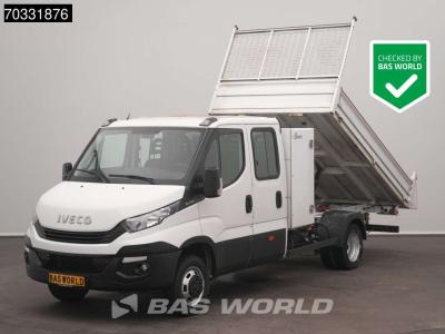 Iveco Daily 35C14 Kipper Dubbele Cabine Dubbellucht 3,5t Trekhaak Airco Cruise Kist Euro6 Benne Kieper A/ in vendita da BAS World B.V.