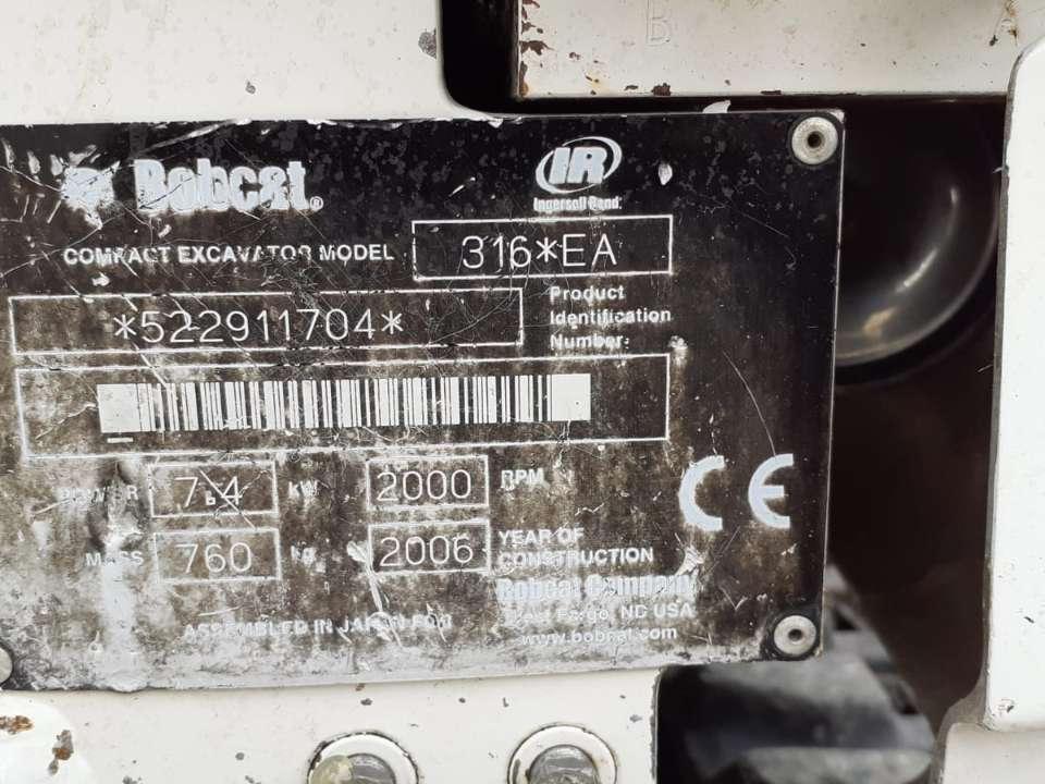 Bobcat 316 Foto 6