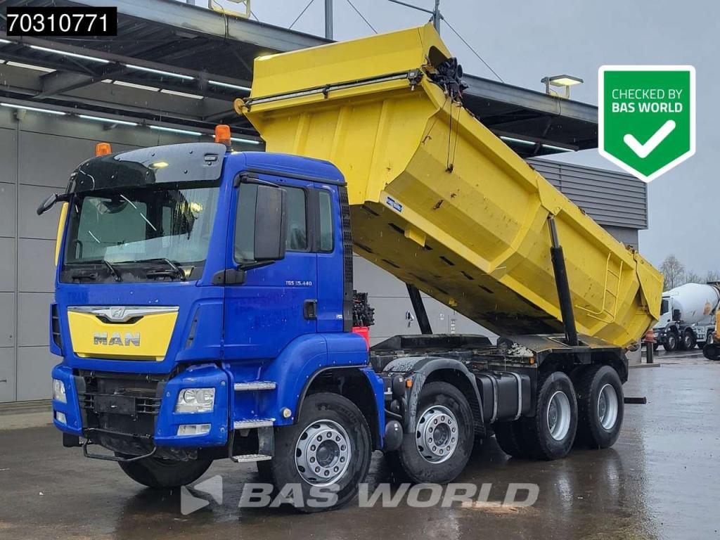 Man TGS 35.440 8X4 15m3 tipper Steel suspension Big-Axle Automatic Euro 6 Foto 1