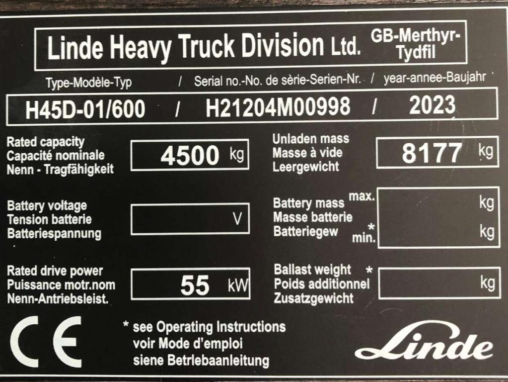 Linde H45D600 Foto 8