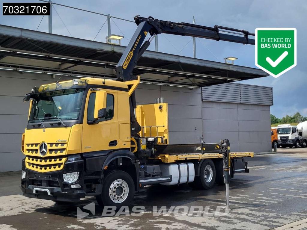 Mercedes-Benz Arocs 2851 6X2 Palfinger PK22002-EH Crane Kran German Truck Retarder 6x2*4 Foto 1