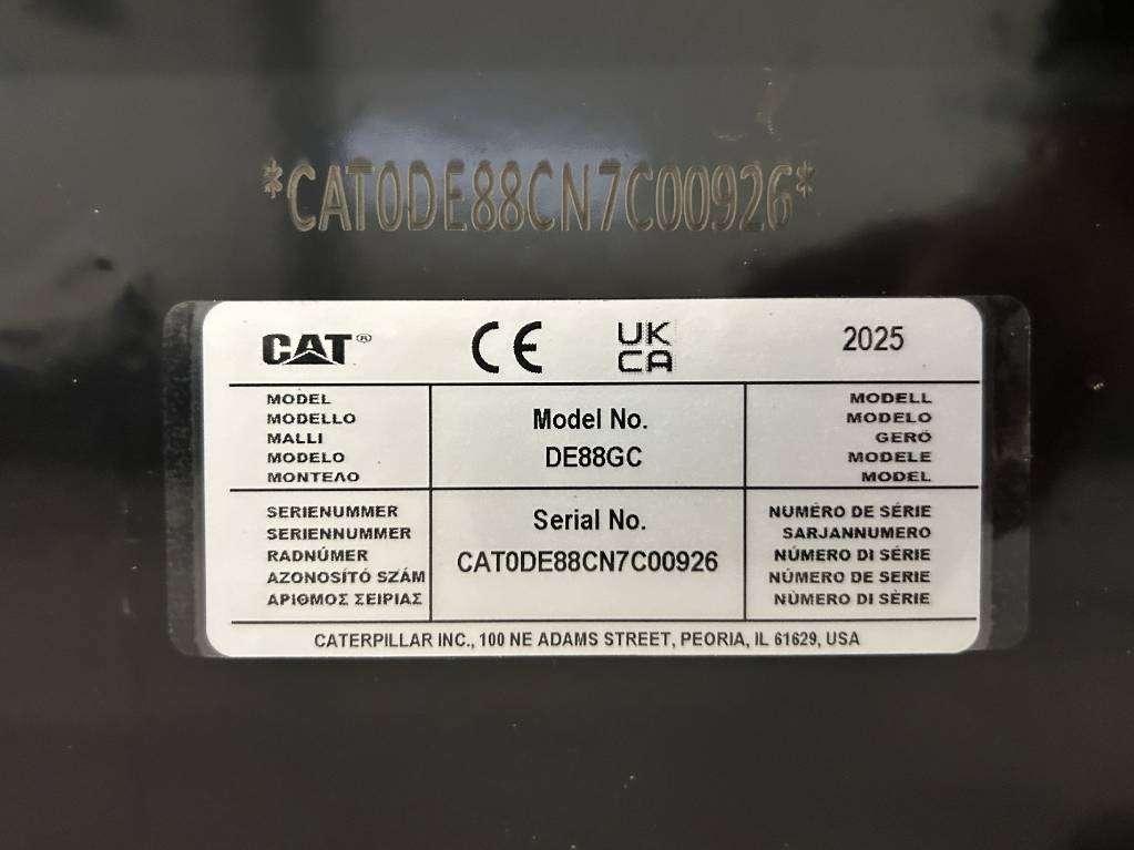 Caterpillar DE88GC - 88 kVA Stand-by Generator Set - DPX-18207 Foto 18