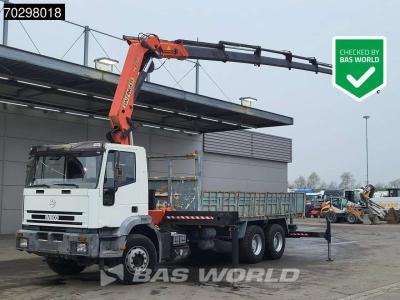 Iveco 260E30H EuroTrakker 6X4 Palfinger PK27000 E Kran crane Winch Remote control Big-Axle in vendita da BAS World B.V.