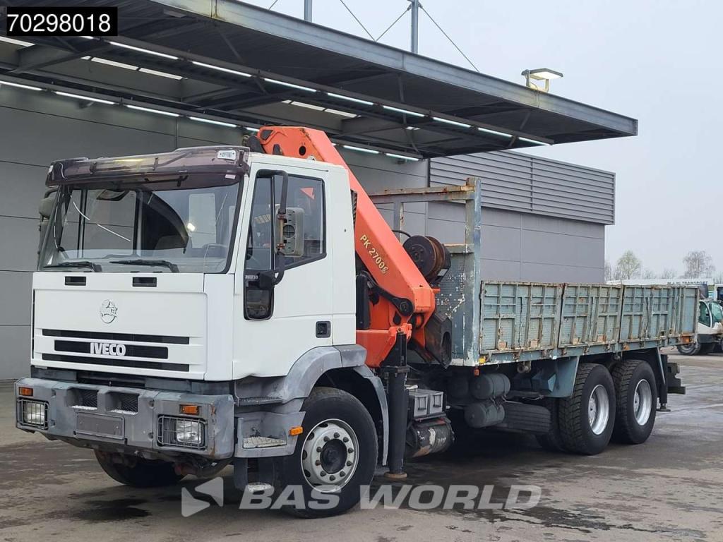 Iveco 260E30H EuroTrakker 6X4 Palfinger PK27000 E Kran crane Winch Remote control Big-Axle Foto 8