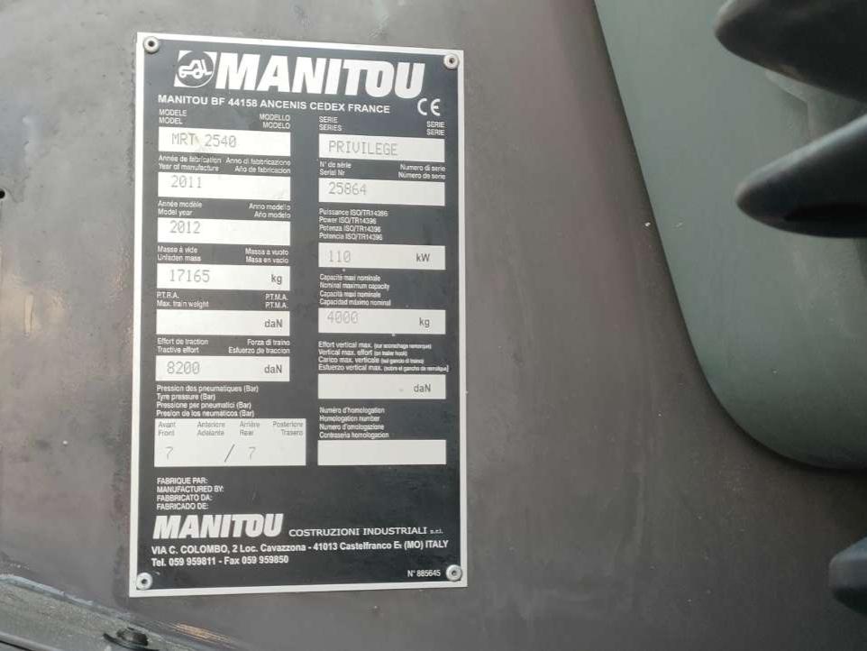 Manitou MRT 2540 PRIVILEGE Foto 4
