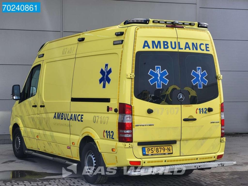 Mercedes Sprinter 319 CDI Automaat V6 Euro6 Complete NL Ambulance Brancard Ziekenwagen Rettungswagen Kranken Foto 2