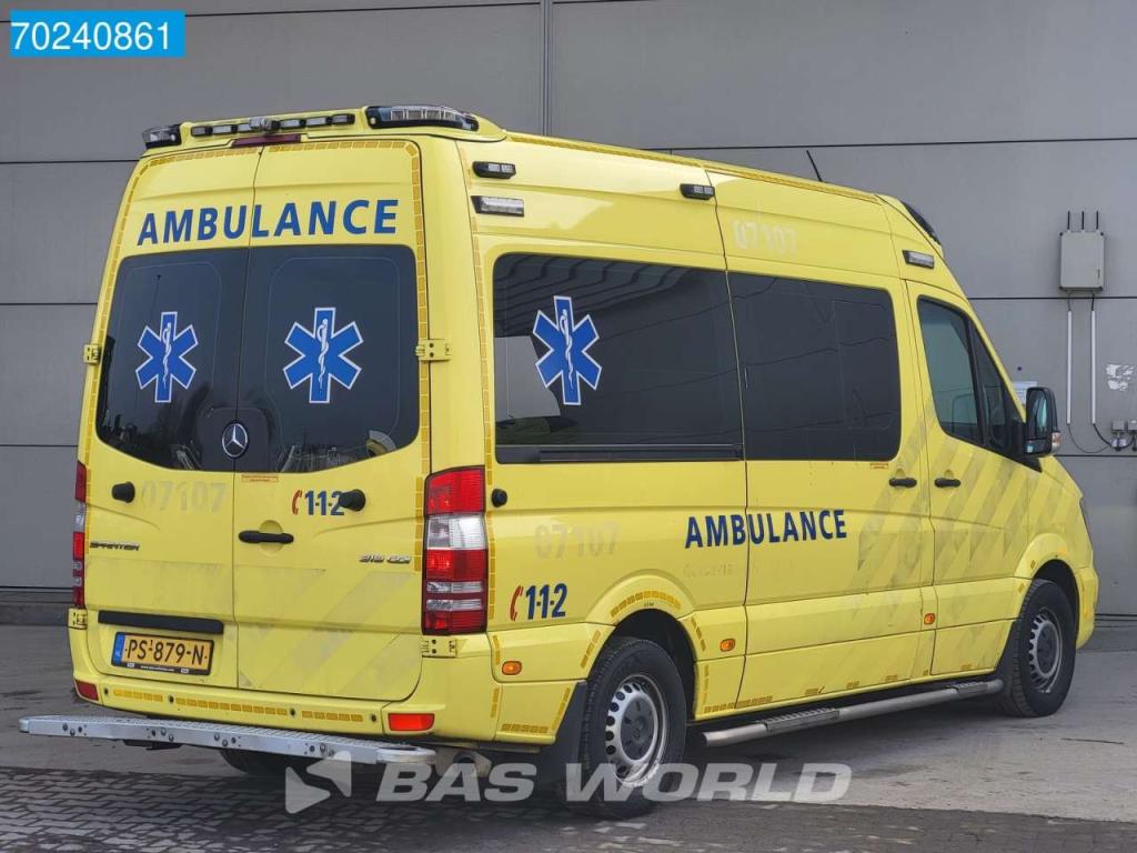 Mercedes Sprinter 319 CDI Automaat V6 Euro6 Complete NL Ambulance Brancard Ziekenwagen Rettungswagen Kranken Foto 7