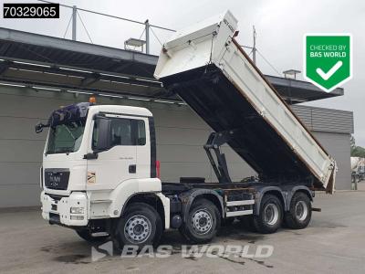 Man TGS 35.400 8X4 13m3 2-way tipper Steelsuspension Big-Axle Euro 5 in vendita da BAS World B.V.