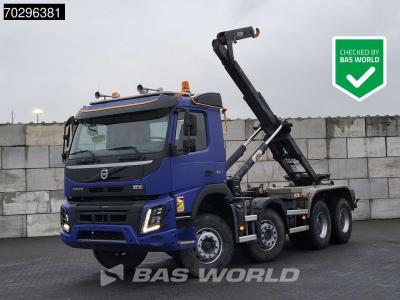 Volvo FMX 460 8X4 Hyva 26-55 SK containersystem Automatic Steelsuspension Big-Axle in vendita da BAS World B.V.