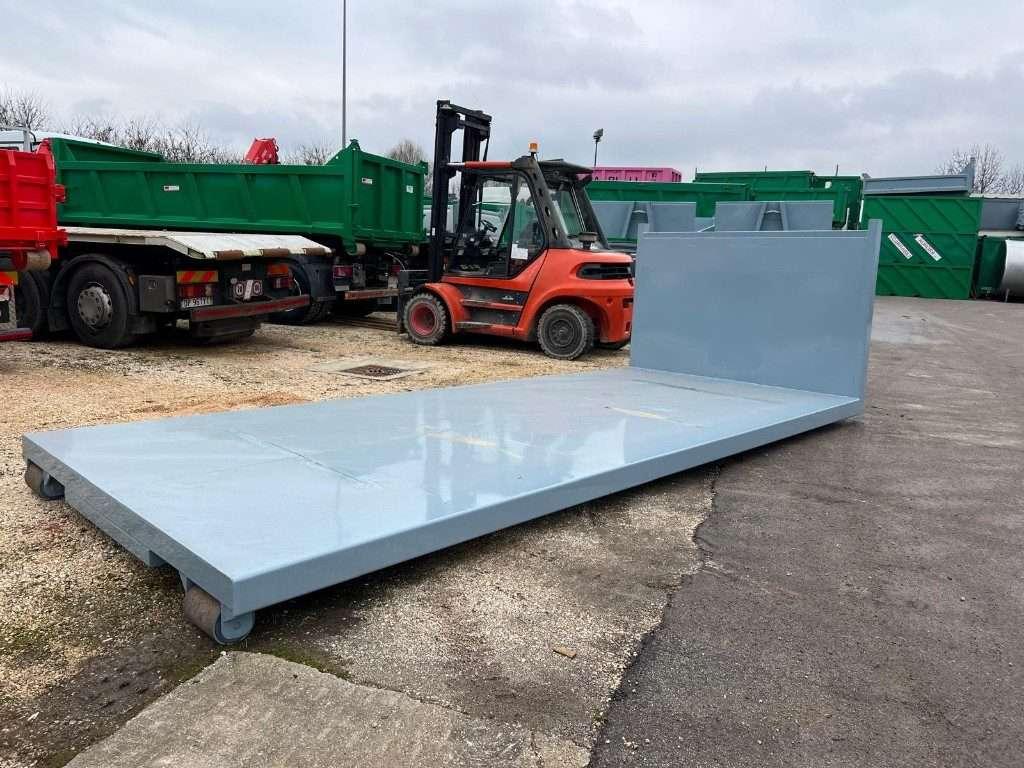 CONTAINER SCARRABILE NUOVO A PIANALE SENZA SPONDE Foto 4