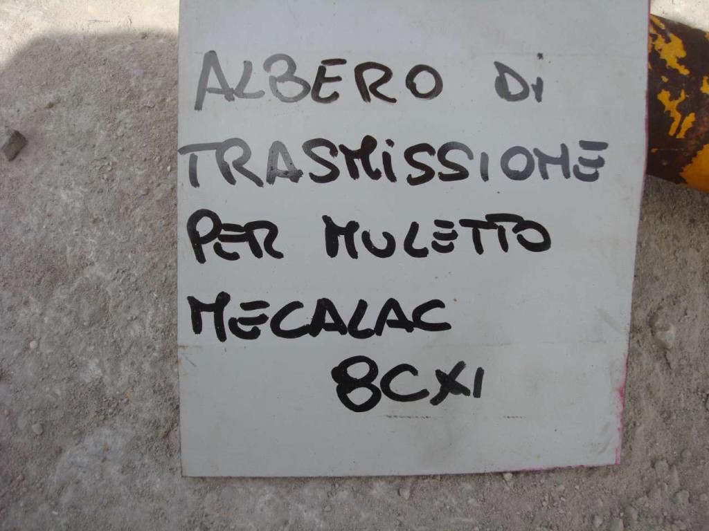 Albero di trasmissione per per Muletto Mecalac 8CXI Foto 2