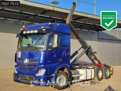 Mercedes-Benz Actros 2546 Actros 6X2 Meiller RS 21.65 containersystem Lift-Lenkasche ACC Euro 6 in vendita da BAS World B.V.