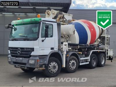 Mercedes Actros 3241 8X4 Putzmeister TMM 21-3 Mixer Big-Axle Steelsuspension Automatic Euro 4 in vendita da BAS World B.V.