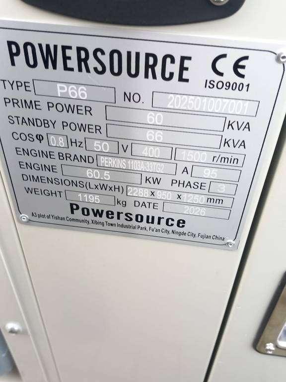 Perkins 1103A-33TG2 - 66 kVA Generator - DPX-19804 Foto 6