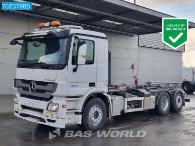 Mercedes Actros 2541 6X2 20t Palfinger Hooklift Lift Axle Euro 5 in vendita da BAS World B.V.