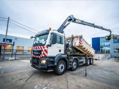 Man TGS 32.420 BL + HIAB X-HIDUO 188/3x in vendita da Braem NV