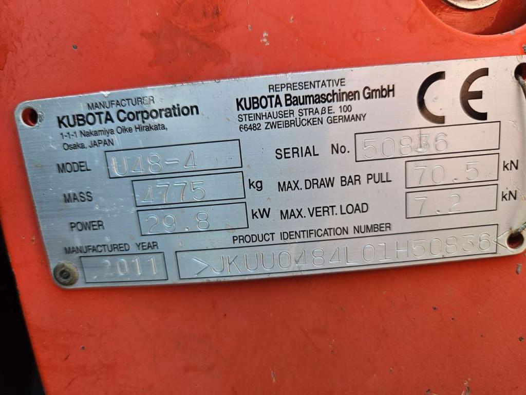Kubota U48-4 Foto 23