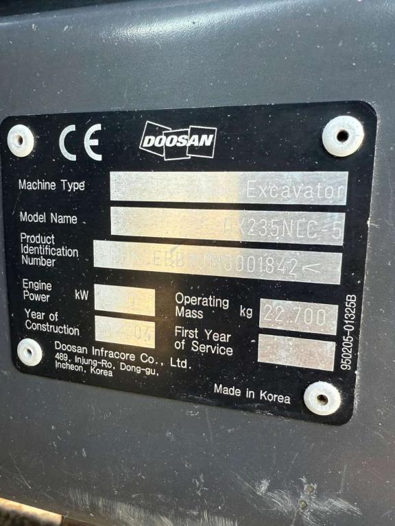 Doosan DX235NLC-5 Foto 16
