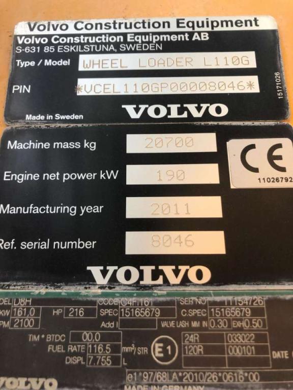 Volvo L110G Foto 6