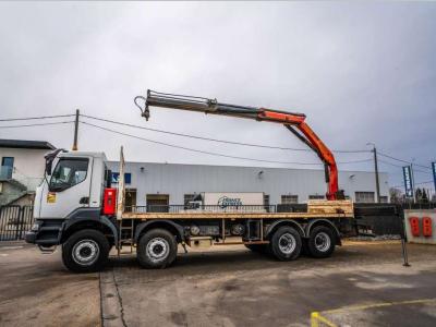Renault KERAX 370 + PALFINGER 15T/M+2EXT. in vendita da Braem NV