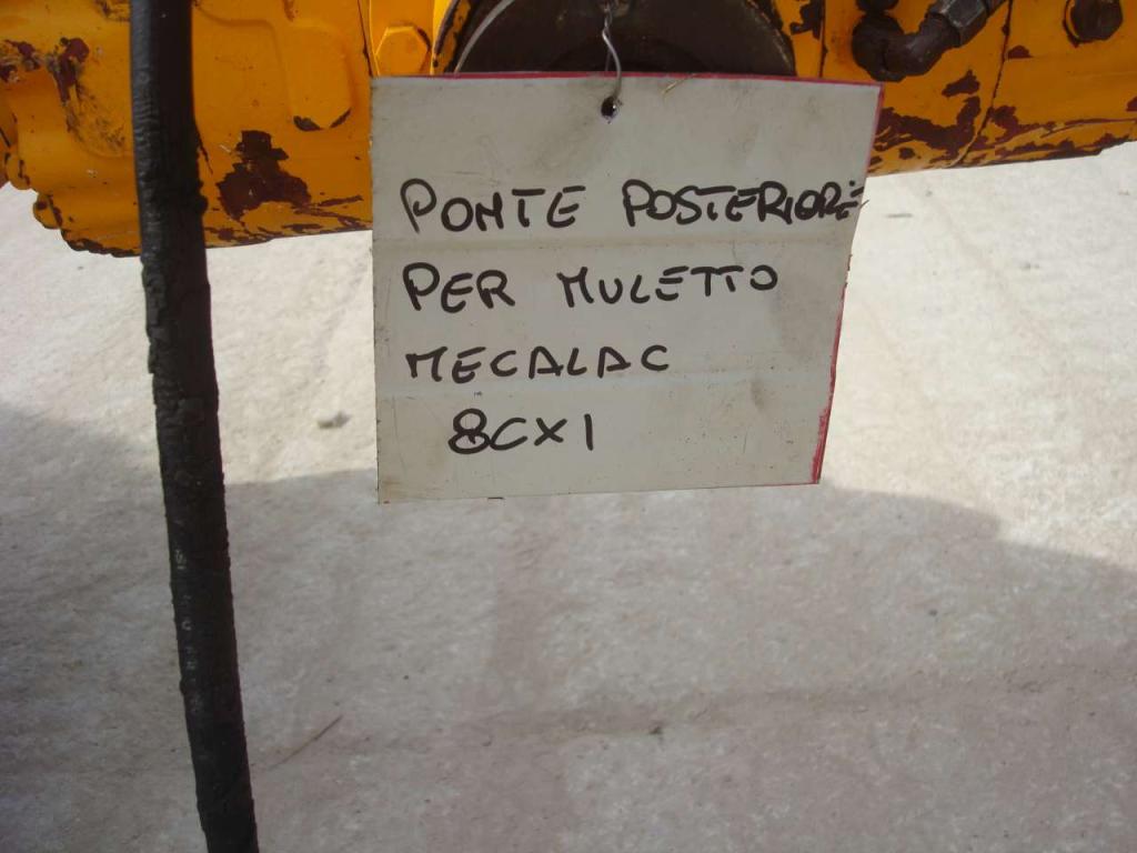 Assale posteriore per per Muletto Mecalac 8CXI Foto 2