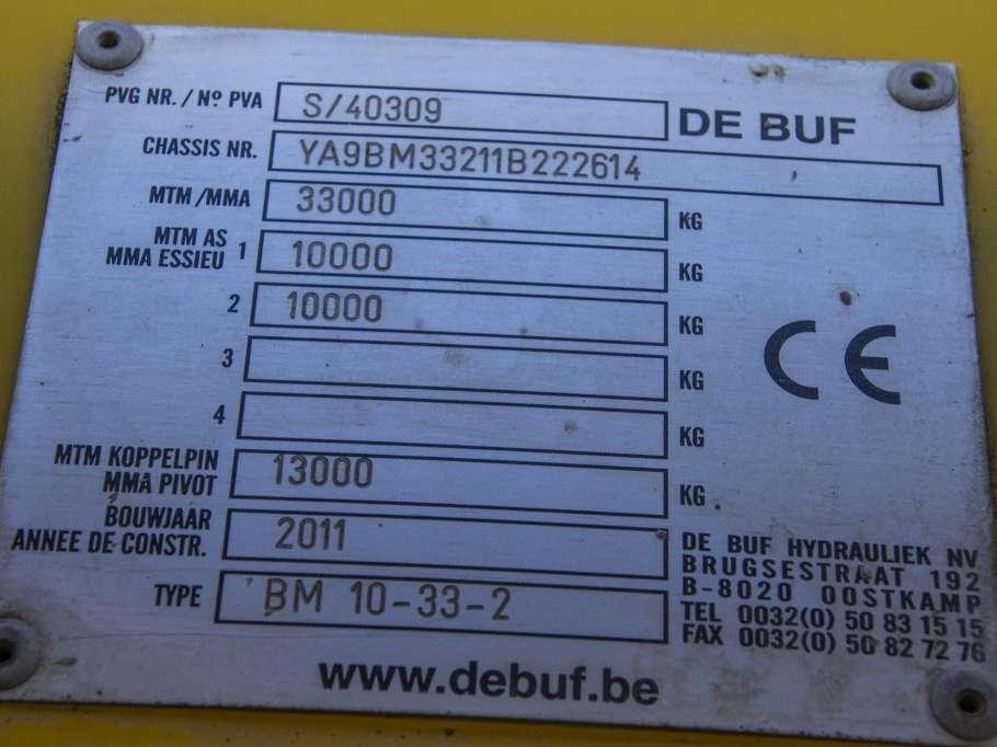 De Buf MIXER/MALAXEUR/MISCHER-10M3 (gestuurd/gelenkt/dir./steering) Foto 7