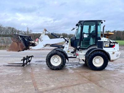 Caterpillar 908M FORKS+BUCKET / Low Hours / CE