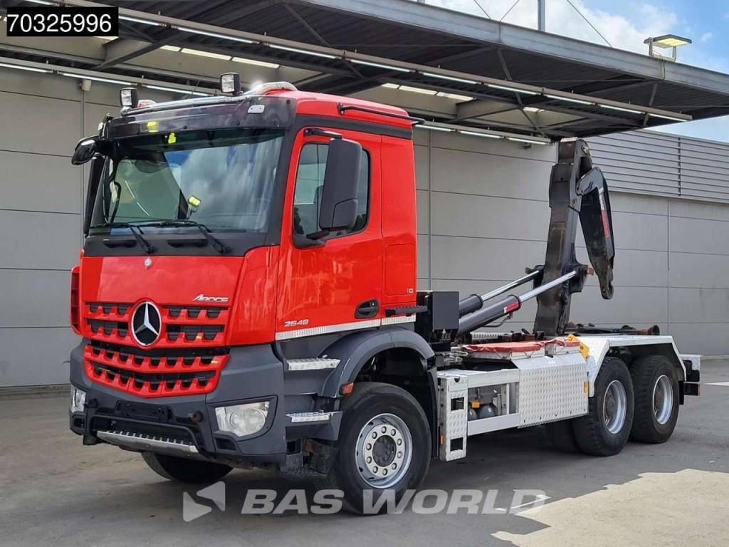 Mercedes-Benz Arocs 2648 6X4 HIAB XR21Z56-P-IC2B containersystem Big-Axle Steelsuspension Euro 6 Foto 3