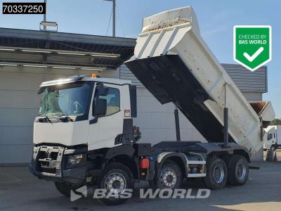 Renault K 520 8X4 18m3 tipper Full Steel Big-Axle Retarder Automatic Euro 6 in vendita da BAS World B.V.