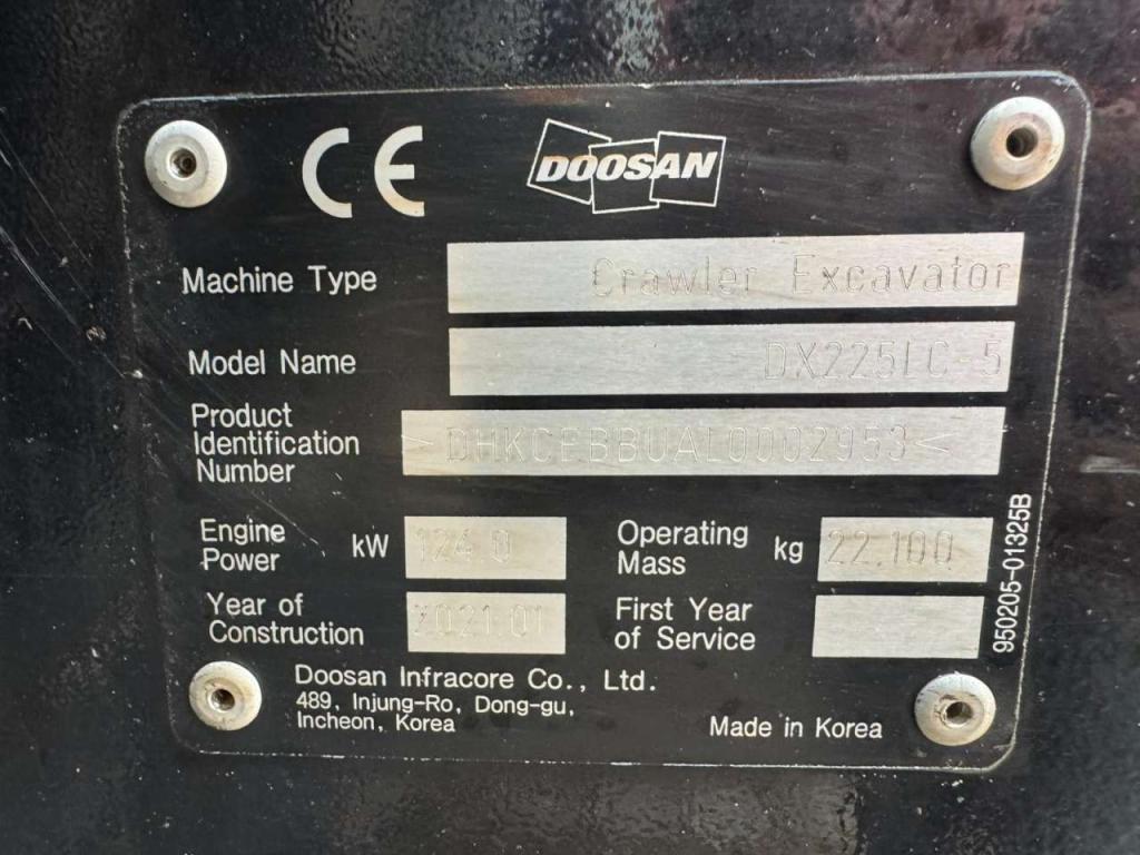 Doosan DX225LC-5 Foto 16