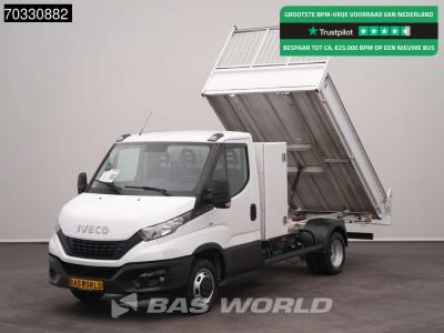 Iveco Daily 35C16 3.0L Kipper met Kist Dubbellucht 3,5t Trekhaak Airco Cruise Euro6 Tipper Benne Kieper A in vendita da BAS World B.V.