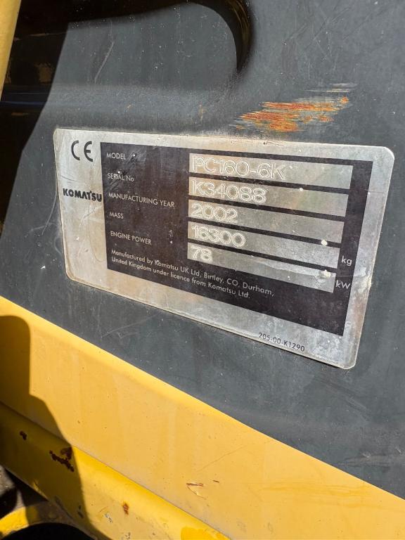 Komatsu PC160-6K Foto 10