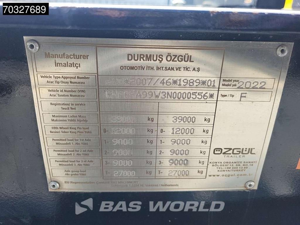 Ozgul F 3 axles Tipping 2xLift Axle Foto 30