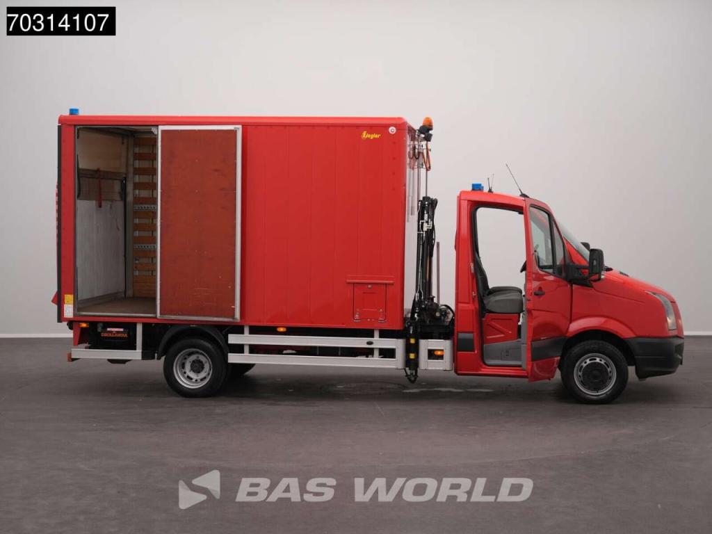 Volkswagen Crafter 136pk Hiab 013 T-2 Kraan D'Hollandia Laadklep Zijdeur Dubbellucht Bakwagen Navi Airco Cruis Foto 13