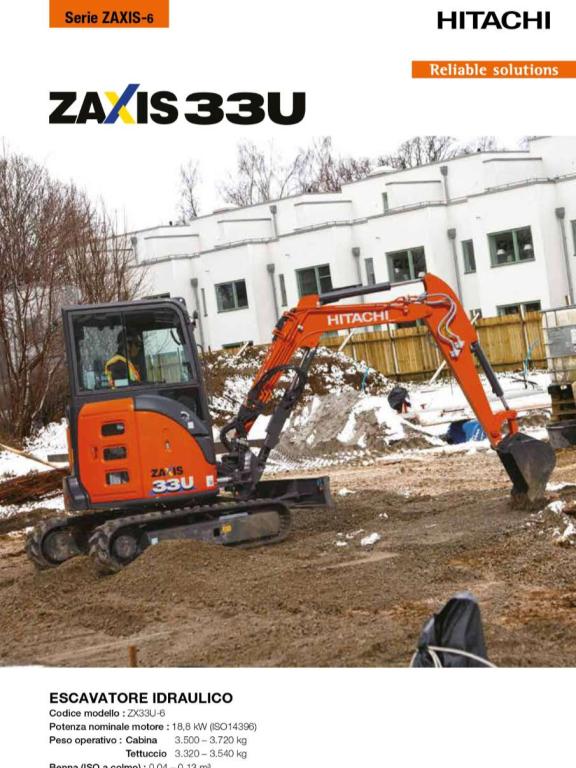 Hitachi ZX 33U-6 CLR Foto 2